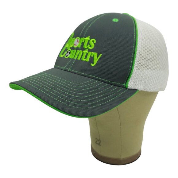 Sports Country Logo Flexfit L/XL Mesh Cap Soccer Baseball Hat Pacific Headwear - Picture 2 of 13
